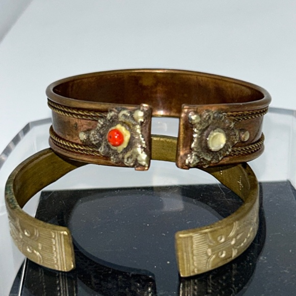 Mantra Statement cuff & A brass‎ Cuff